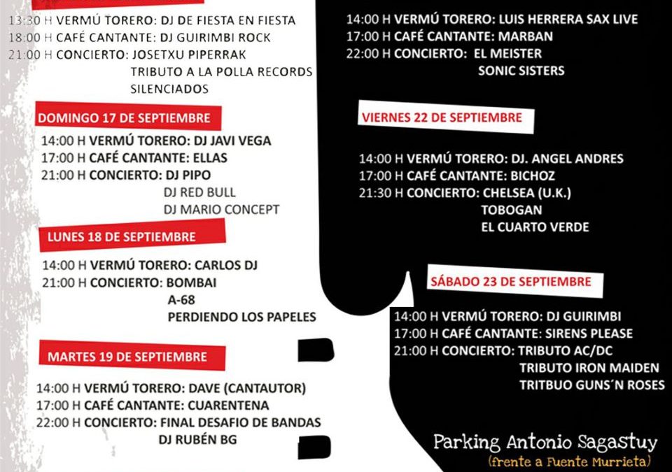 Espacio Peñas 2.0 Programación Sábado 23 de Septiembre