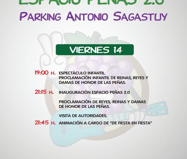 Espacio Peñas 2.0 Programación Viernes 14