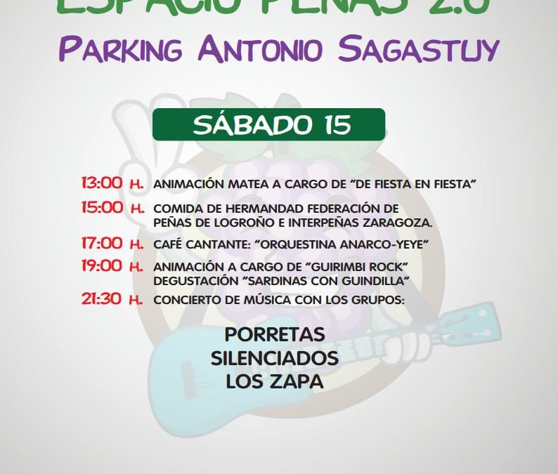 Espacio Peñas 2.0 Programación Sábado 15