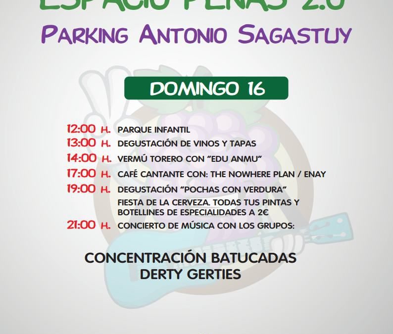 Espacio Peñas 2.0 Programación Domingo 16