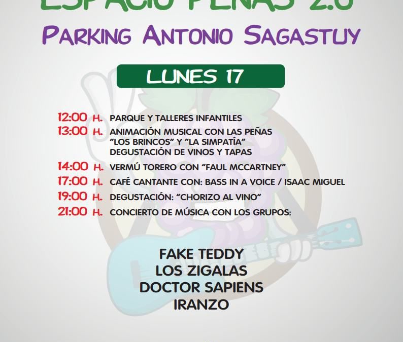 Espacio Peñas 2.0 Programación Lunes 17