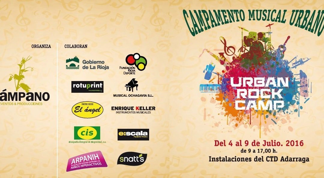 Campamento Musical Urbano URBAN ROCK CAMP