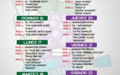 San Mateo 2018 Espacio Peñas 2.0 PROGRAMACIÓN MUSICAL